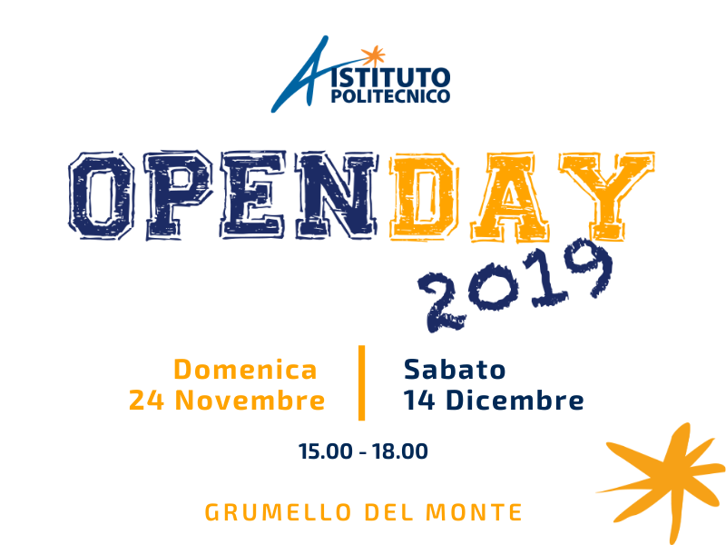 OPEN DAY ISTITUTO POLITECNICO! Istituto Politecnico